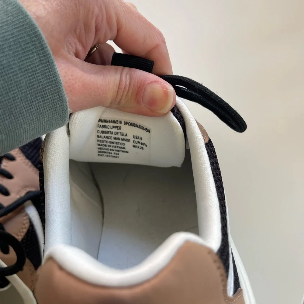 Madden NYC Black and Tan Chunky Sneakers